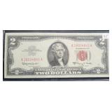 1963-A RED SEAL $2 NOTE 1963-A RED SEAL $2 NOTE