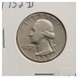 1952-D WASHINGTON QUARTER 1952-D WASHINGTON QUARTER
