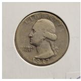 1937-D WASHINGTON QUARTER 1937-D WASHINGTON QUARTER