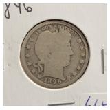 1896 BARBER QUARTER 1896 BARBER QUARTER