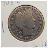 1908-O BARBER HALF DOLLAR 1908-O BARBER HALF DOLLAR