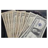 (10) 1957 $1 SILVER CERTIFICATES (10) 1957 $1 SILVER CERTIFICATES