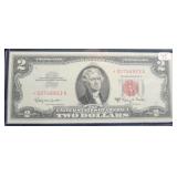 1963-A RED SEAL $2 STAR NOTE - NICE NOTE!! 1963-A RED SEAL $2 STAR NOTE - NICE NOTE!!