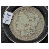1901-O MOGAN SILVER DOLLAR 1901-O MOGAN SILVER DOLLAR