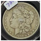 1890-S MORGAN SILVER DOLLAR 1890-S MORGAN SILVER DOLLAR