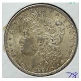 1889 MORGAN SILVER DOLLAR 1889 MORGAN SILVER DOLLAR