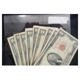 (10) RED SEAL $2 NOTES (10) RED SEAL $2 NOTES