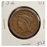1852 LARGE CENT 1852 LARGE CENT