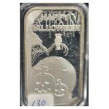 HAPPY HALLOWEEN - 1 OZ SILVER INGOT HAPPY HALLOWEEN - 1 OZ SILVER INGOT
