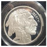 BUFFALO/INDIAN HEAD - 1 OZ SILVER ROUND BUFFALO/INDIAN HEAD - 1 OZ SILVER ROUND