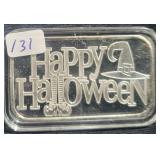 HAPPY HALLOWEEN - 1 OZ SILVER INGOT HAPPY HALLOWEEN - 1 OZ SILVER INGOT