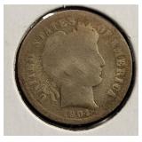 1904 BARBER DIME 1904 BARBER DIME