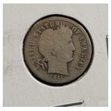 1911 BARBER DIME 1911 BARBER DIME