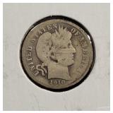 1910-D BARBER DIME 1910-D BARBER DIME