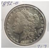 1892-O MORGAN SILVER DOLLAR 1892-O MORGAN SILVER DOLLAR