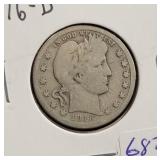 1916-D BARBER QUARTER 1916-D BARBER QUARTER