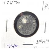 1940-G 3RD REICH GERMANY 1 PFENNIG COIN 1940-G 3RD REICH GERMANY 1 PFENNIG COIN