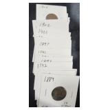 (19) DIFFERENT DATE INDIAN HEAD CENTS (19) DIFFERENT DATE INDIAN HEAD CENTS