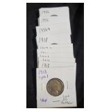 (20) ASSORTED BUFFALO NICKELS (20) ASSORTED BUFFALO NICKELS