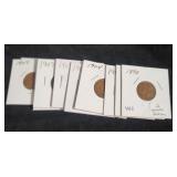 (12) ASSORTED INDIAN HEAD CENTS (12) ASSORTED INDIAN HEAD CENTS