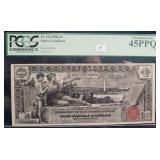 $1 - 1896 SILVER CERTIFICATE - PCGS: 45 EXTREMELY $1 - 1896 SILVER CERTIFICATE - PCGS: 45 EXTREMELY