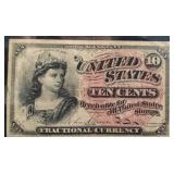 10 CENTS - FOURTH ISSUE FRACTIONAL CURRENCY 10 CENTS - FOURTH ISSUE FRACTIONAL CURRENCY