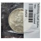 1964 KENNDY HALF DOLLAR - LITTLETON - CIRCULATED 1964 KENNDY HALF DOLLAR - LITTLETON - CIRCULATED