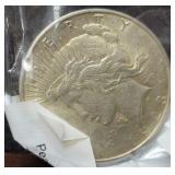 1923-S PEACE SILVER DOLLAR - LITTLETON COIN - XF 1923-S PEACE SILVER DOLLAR - LITTLETON COIN - XF