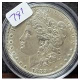 1882 MORGAN SILVER DOLLAR 1882 MORGAN SILVER DOLLAR
