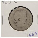 1903-O BARBER QUARTER 1903-O BARBER QUARTER