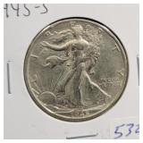 1945-S WALKING LIBERTY HALF DOLLAR 1945-S WALKING LIBERTY HALF DOLLAR