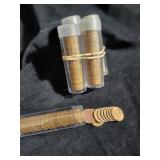(5) ROLLS OF ASSORTED WHEAT CENTS (5) ROLLS OF ASSORTED WHEAT CENTS