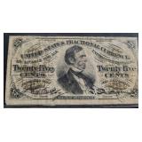 25 CENTS - THIRD ISSUE FRACTIONAL CURRENCY 25 CENTS - THIRD ISSUE FRACTIONAL CURRENCY