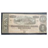 $10 - 1864 CONFEDERATE STATES OF AMERICA NOTE $10 - 1864 CONFEDERATE STATES OF AMERICA NOTE