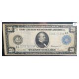 $20 - 1914 FEDERAL RESERVE NOTE - CLEVELAND, OHIO $20 - 1914 FEDERAL RESERVE NOTE - CLEVELAND, OHIO