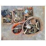 HAND TOOLS, TROWELS, CARRIAGE BOLTS, ETC.