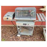 FLOWER POTS, GRILL, FIRE HOSE, ETC.