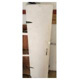 SINGLE DOOR METAL STORAGE CABINET AND