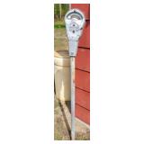 VINTAGE PARKING METER ON POLE