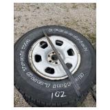 4- ASSORTED TIRES AND WHEELS 4- ASSORTED TIRES AND WHEELS