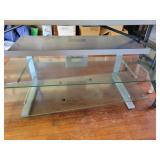 METAL AND GLASS TV STAND FOR FLATSCREEN TV METAL AND GLASS TV STAND FOR FLATSCREEN TV