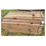 (86) 4X4X6 WOODEN FENCE POSTS (86) 4X4X6 WOODEN FENCE POSTS
