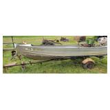 12 FT. V BOTTOM ALUMINUM FISHING BOAT WITH 12 FT. V BOTTOM ALUMINUM FISHING BOAT WITH