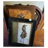 ASSORTED FRAMED PRINTS, PICTURES, MIRROR, ETC. ASSORTED FRAMED PRINTS, PICTURES, MIRROR, ETC.