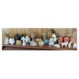 COLLECTION OF CERAMIC CATS AND FIGURINES COLLECTION OF CERAMIC CATS AND FIGURINES