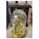 2 TABLE CLOCKS: TIMEX ANNIVERSARY CLOCK AND 2 TABLE CLOCKS: TIMEX ANNIVERSARY CLOCK AND