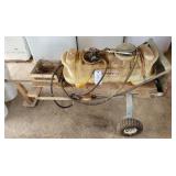 FIMCO SPRAYER ON PULL ALONG CART FIMCO SPRAYER ON PULL ALONG CART