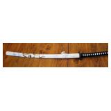 FANTASY SAMURI SWORD W/WHITE SCABBARD FANTASY SAMURI SWORD W/WHITE SCABBARD