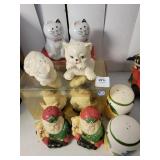 6 SETS OF SALT AND PEPPER SHAKERS 6 SETS OF SALT AND PEPPER SHAKERS