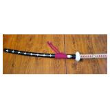 FANTASY SAMURI SWORD W/CROSSES ON SCABBARD FANTASY SAMURI SWORD W/CROSSES ON SCABBARD